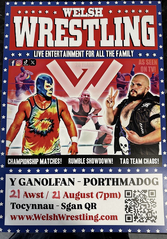 poster welsh wrestling